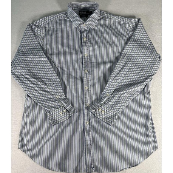 Polo Ralph Lauren Other - Vintage Polo Ralph Lauren Regent Classic Fit Shirt 17.5 34/35 Hong Kong Stripe
